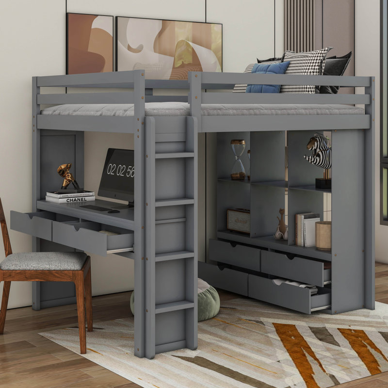 Full fashion loft bed for